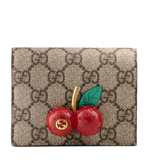 gucci wallet cherry|gucci wallet price list.